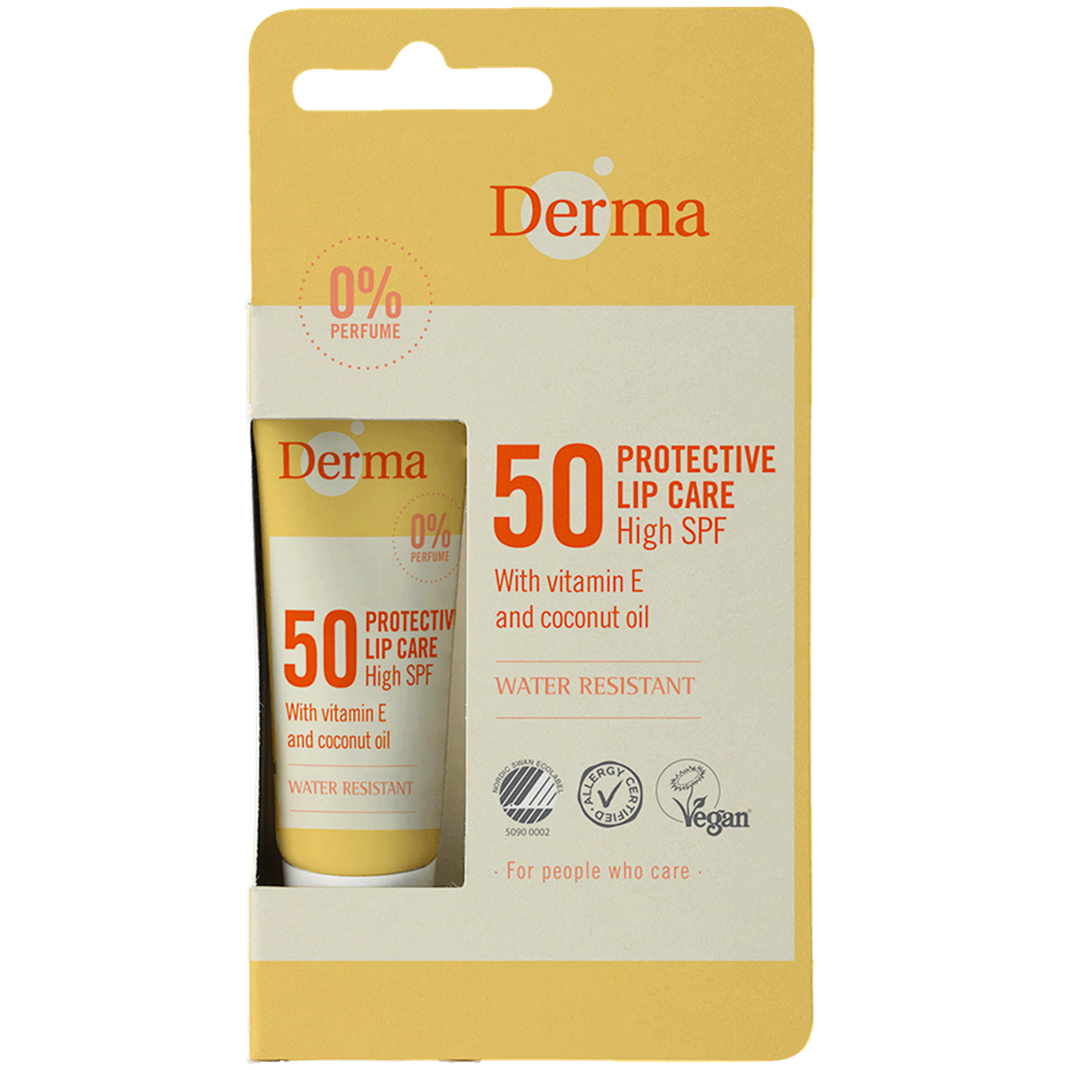 Derma Sun Lip Balm SPF50 (10 ml) - Vandfast solcreme billede